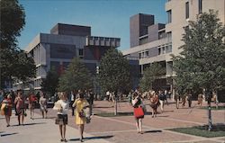 Mugar Plaza and George Sherman Student Union, Boston University Postcard