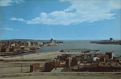 View of the Harbor from the Lookout on Fort Howe Postcard