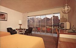 Rondee Motor Hotel - Incomparable View of Oak Creek Canyon Sedona, AZ Bob Petley Postcard Postcard Postcard