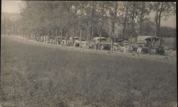 Supply Column Trucks World War I
