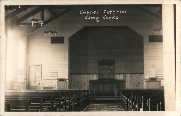 Chapel Interior, Camp Cooke (Vandenberg) California
