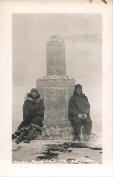 Alaska Natives Pose at the Rogers-Post Memorial Barrow