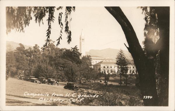 Campanile from University of California Grounds Berkeley