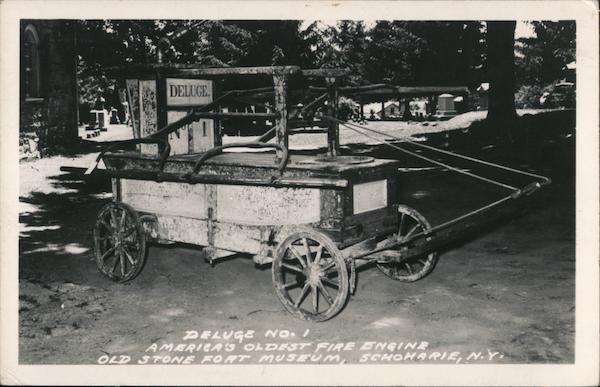Deluge No. 1 America's Oldest Fire Engine Old Stone Fort Museum Schoharie New York
