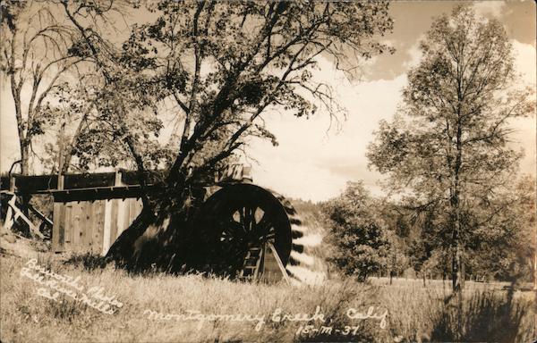 Montgomery Creek Water Wheel California
