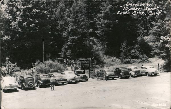 Entrance to Mystery Spot Santa Cruz California