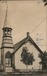 M.E. Church Bowdle, SD Postcard Postcard Postcard