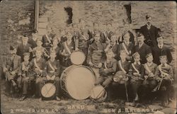 2nd Truro Co. Band Boy's Brigade Postcard