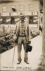 Yours Truly, Jerry Lincoln Postcard