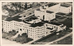 Air View St. Vincent Hospital Postcard