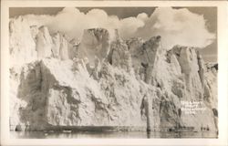 Closeup of Taku Glacier Postcard