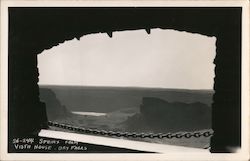 Sphinx from Vista House, Dry Falls Postcard