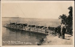 Klamath River Ferry Requa, CA Postcard Postcard Postcard