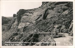 The Apache Trail entering Fish Creek Canyon Postcard