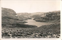 Apache Lake seen from the Apache Trail Postcard