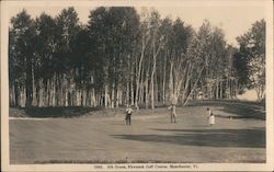 6th Green, Ekwanok Golf Course Manchester, VT Postcard Postcard Postcard