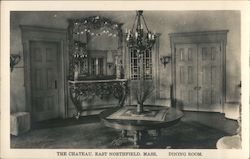 Dining Room, The Chateau East Northfield, MA Postcard Postcard Postcard