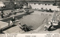 Mobile Motel Postcard