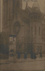 Tower of St. George's Church, Destroyed 1920 General Strike Postcard