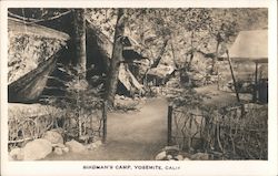 Birdman's Camp - Herbert Sonn Yosemite National Park, CA Postcard Postcard Postcard