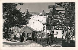 The Roundhouse and Ridge Lift Sun Valley, ID Postcard Postcard Postcard