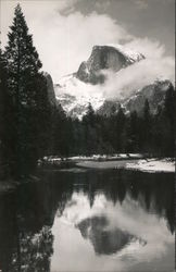 Half Dome Reflected in Mirror Lake Postcard