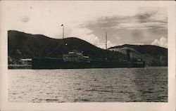Cargo Ship Postcard
