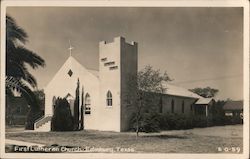 First Lutheran Church Postcard