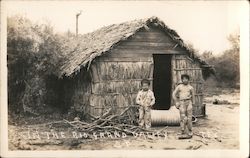 Shack & Boys in the Rio Grand Valley Postcard