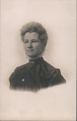 Woman with Glasses Postcard