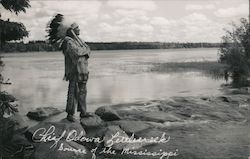 Chief Odemna Littlerockk, Source of the Mississippi Postcard