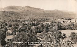 Panoramic View of Twin Mountain, Ammonoosuc River New Hampshire Postcard Postcard Postcard