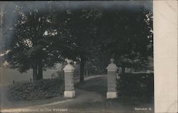 Foot Path Entrance to the Western Postcard