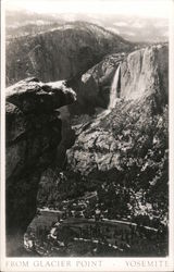 View From Glacier Point Yosemite National Park, CA Postcard Postcard Postcard