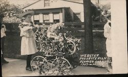 Webster Presbyterian Flower Carnival, 1907 Postcard