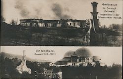 Goetheanum in Dornach / Vor dem Brand Postcard