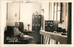 Radio Station W6PXS Salt Creek Postcard