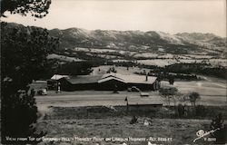 View from Top of Sherman Hill - Highest Point on Lincoln Highway - Alt. 8835 Ft. Postcard
