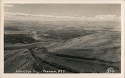 Lewiston Hill, Panoram No 3 Postcard