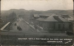 Washakie Hotel & Sanitarium, Big Horn Hot Springs Postcard