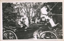 President McKinley Riding in a Carriage, 1910 Postcard