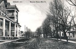 Mansion House, Main Street Hobart, NY Postcard Postcard Postcard