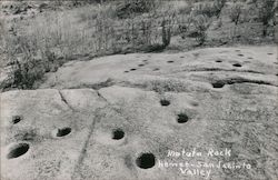 Metata Rock, Hemet-San Jacinto Valley Postcard