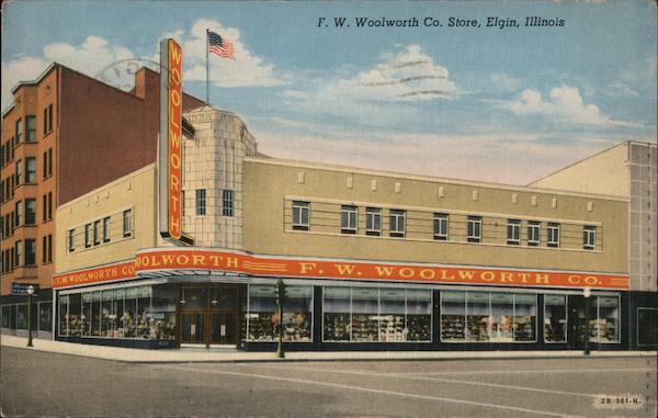 F.W. Woolworth Co Store Elgin Illinois