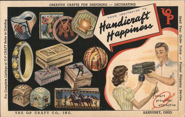 The O-P Craft Co., Inc Sandusky Ohio Advertising