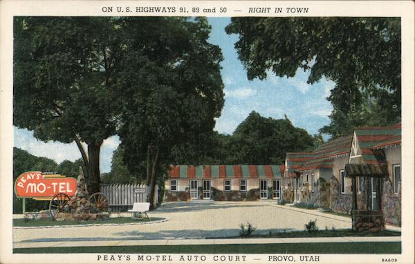 Peay's Mo-Tel Auto Court Provo Utah