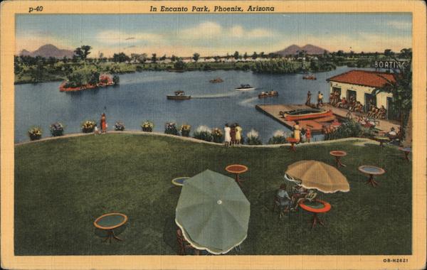 In Encanto Park, Phoenix, Arizona