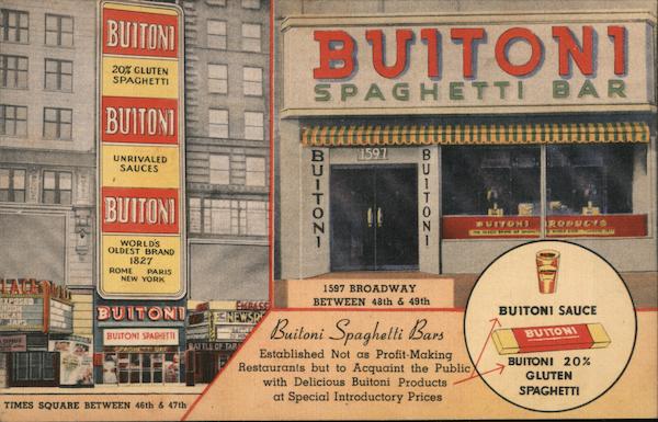 Buitoni Spaghetti Bar New York