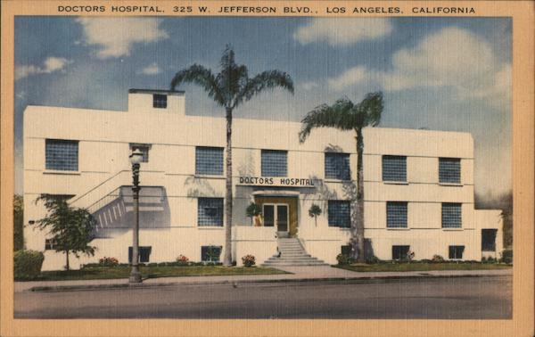 Doctors Hospital, 325 W. Jefferson Boulevard Los Angeles California