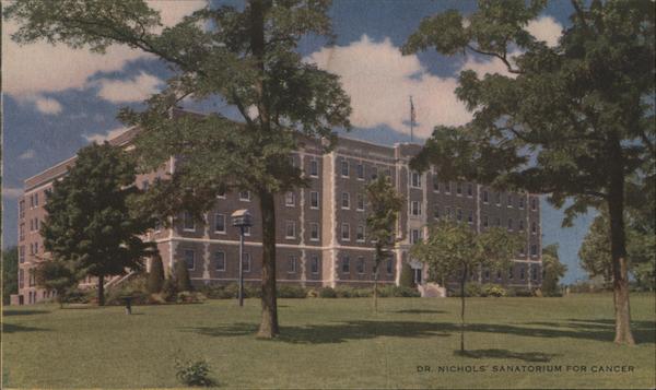 Dr. Nichols' Sanatorium for Cancer Savannah Missouri